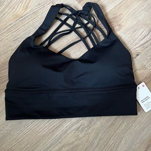 Like New Free to Be a Bra *Wild Long Line in Black Size